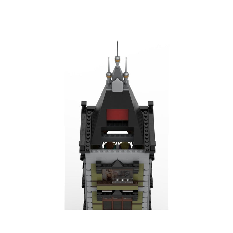 Haunted Modular Tower MOC Dark Fantasy Architecture Building Kit - 6