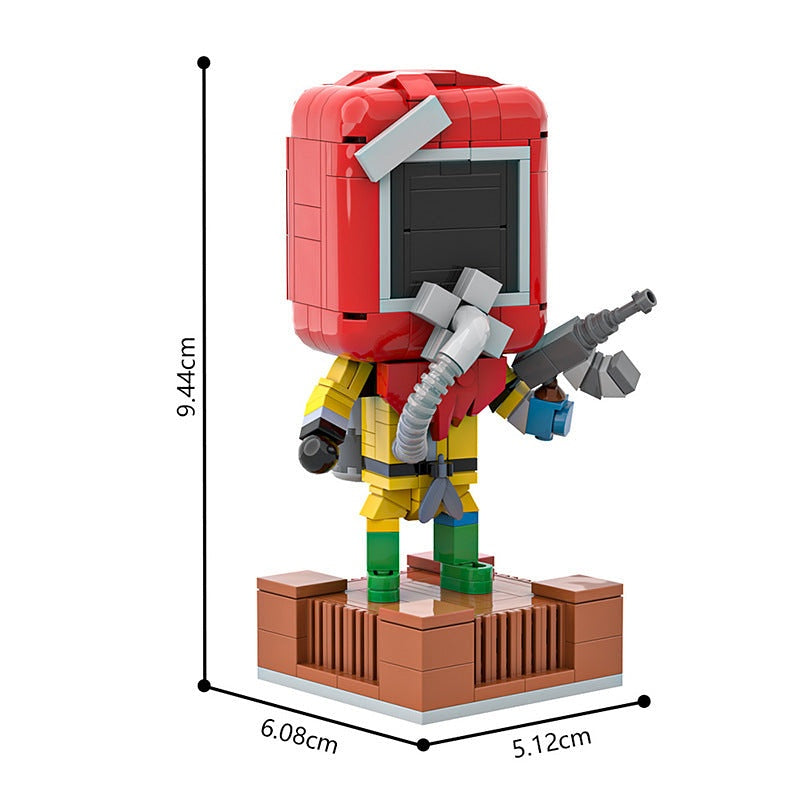 Hazmat Survival Character MOC Building Kit | Post Apocalyptic Figure - 5