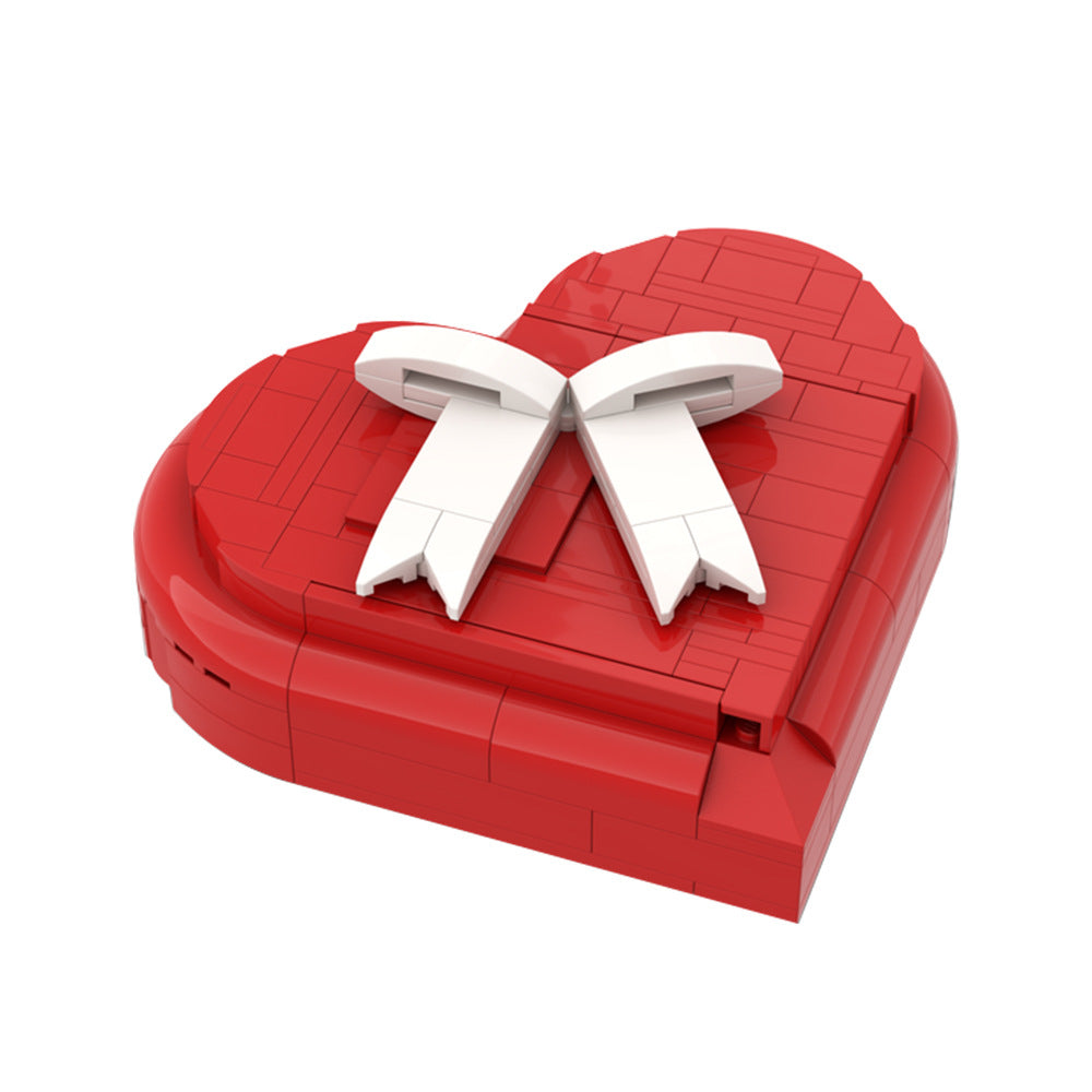 Heart Box Building Kit | Valentine's Day | LEGO-Compatible MOC - 5