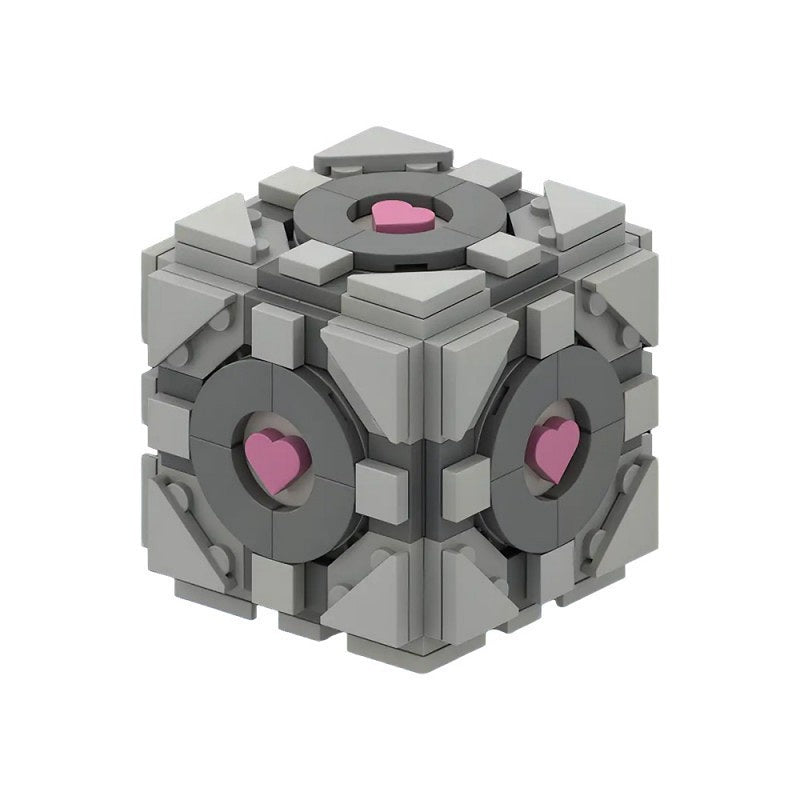 Heart Core Companion Cube MOC Decor Building Kit - 1