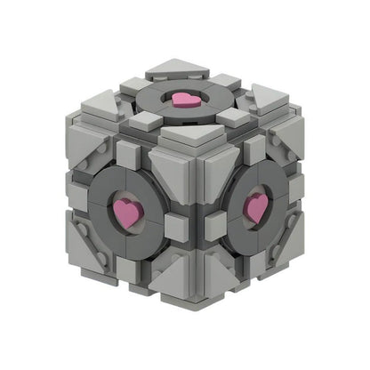 Heart Core Companion Cube MOC Decor Building Kit - 1