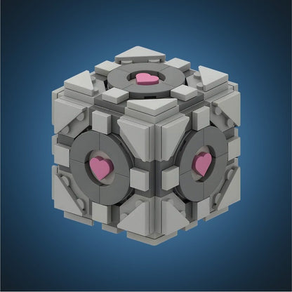 Heart Core Companion Cube MOC Decor Building Kit - 2