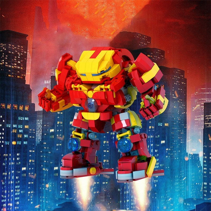 Heavy Armor Superhero Mecha Building Kit | LEGO-Compatible MOC - 1