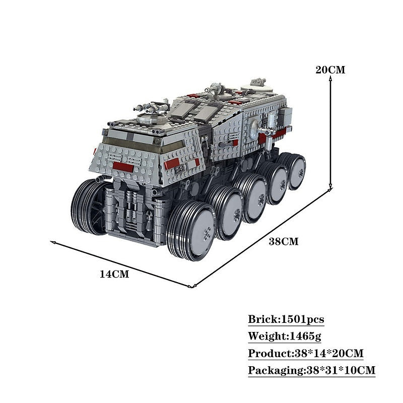 Heavy Assault Transport Vehicle MOC Building Kit - 2