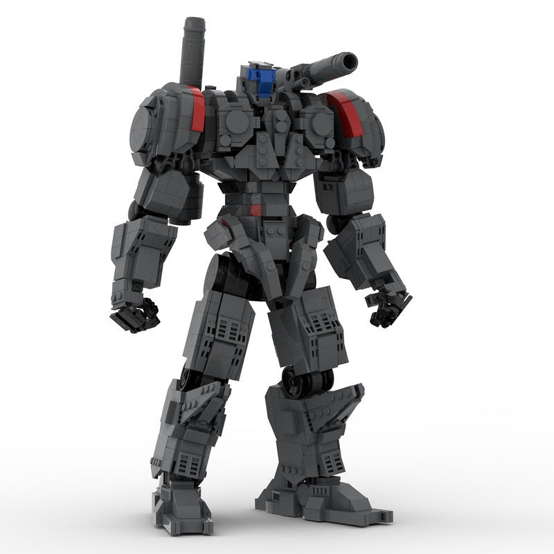 Heavy Combat Mecha MOC Building Kit | 14-Inch Sci-Fi Mechanical Figure - 3