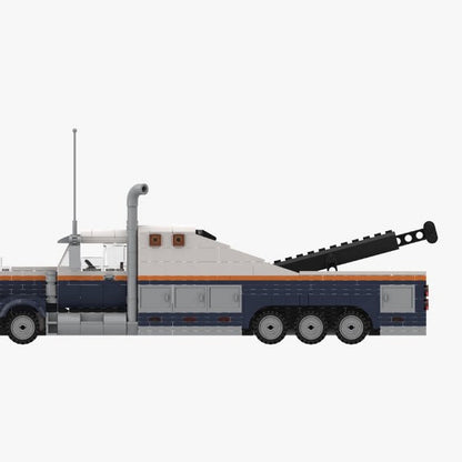 Heavy-Duty City Recovery Tow Truck MOC Building Kit - 3