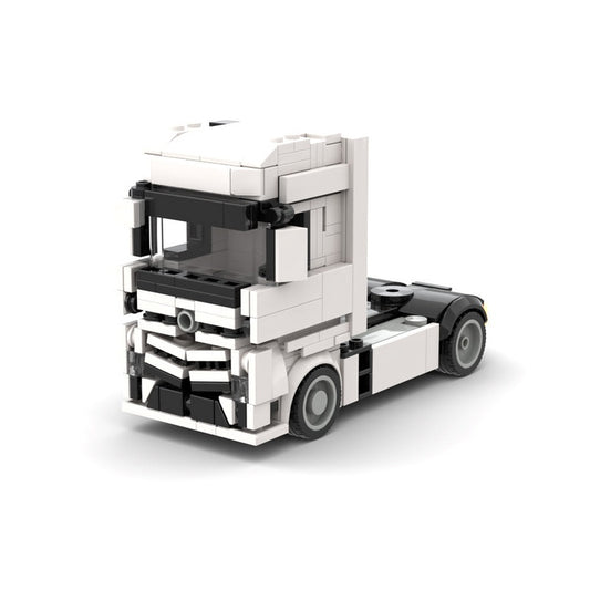 Heavy-Duty European Transport Truck MOC Building Kit | Cargo Vehicle Model - 1