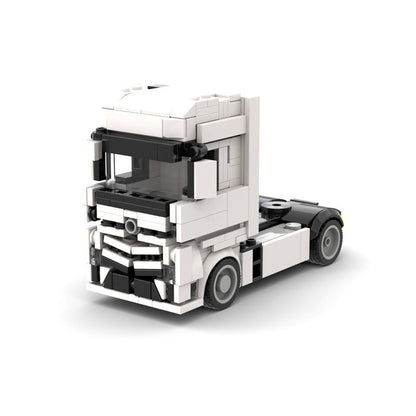 Heavy-Duty European Transport Truck MOC Building Kit | Cargo Vehicle Model - 3