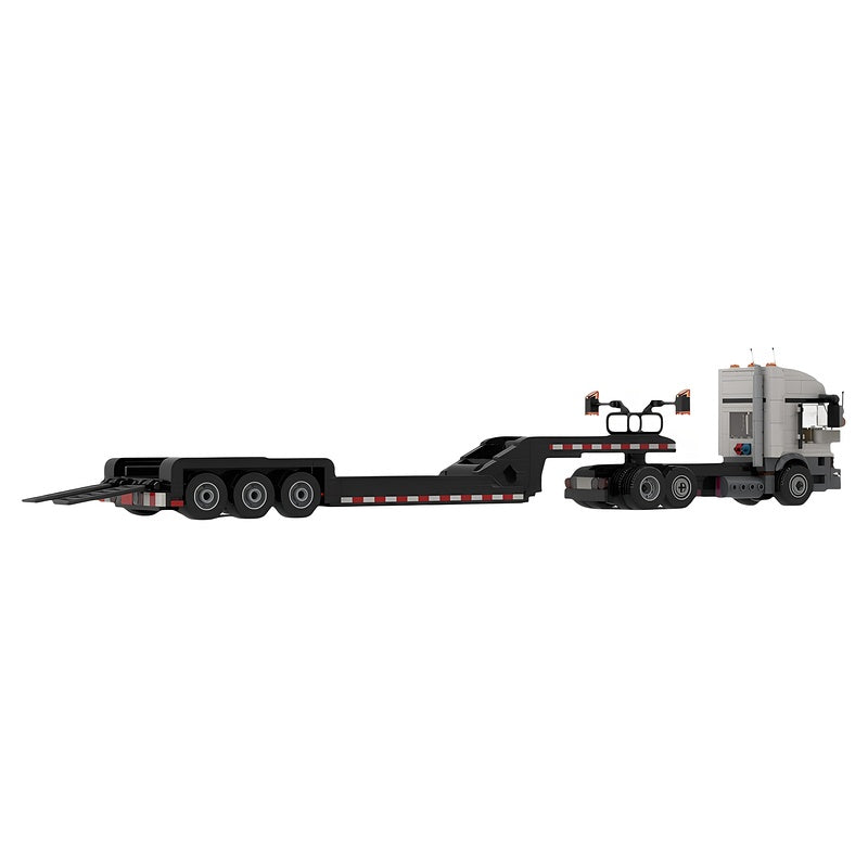 Heavy-Duty Lorry With Trailer MOC Building Kit - 3