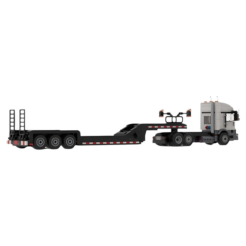 Heavy-Duty Lorry With Trailer MOC Building Kit - 5