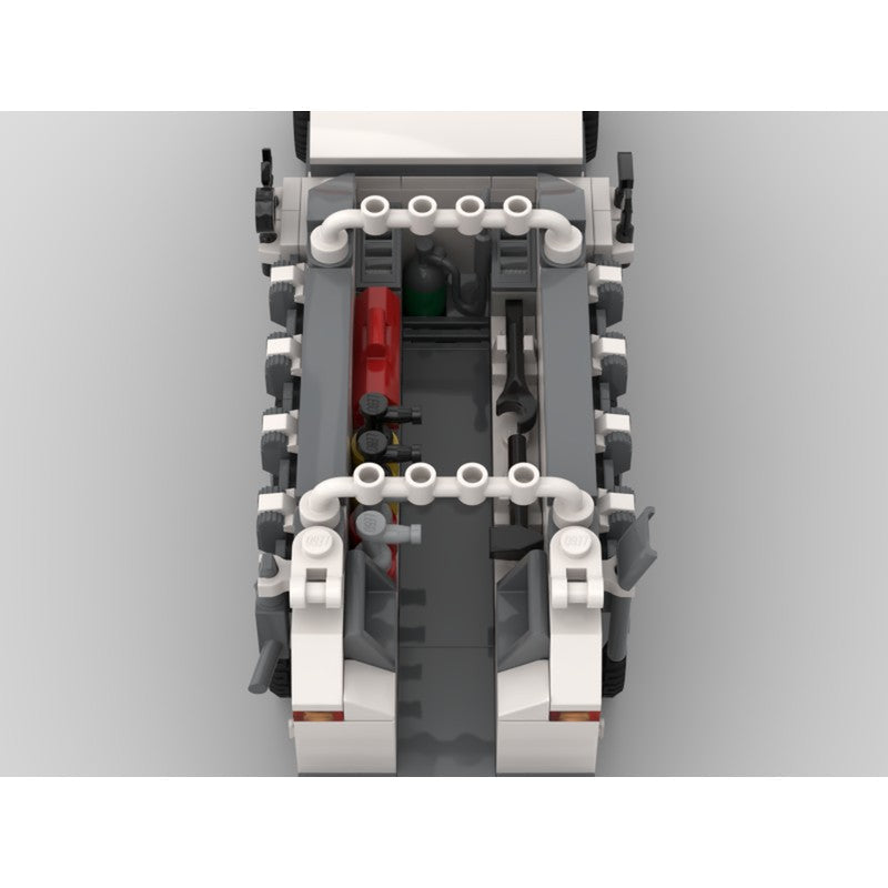 Heavy Duty Service Truck Building Kit | LEGO-Compatible MOC - 3