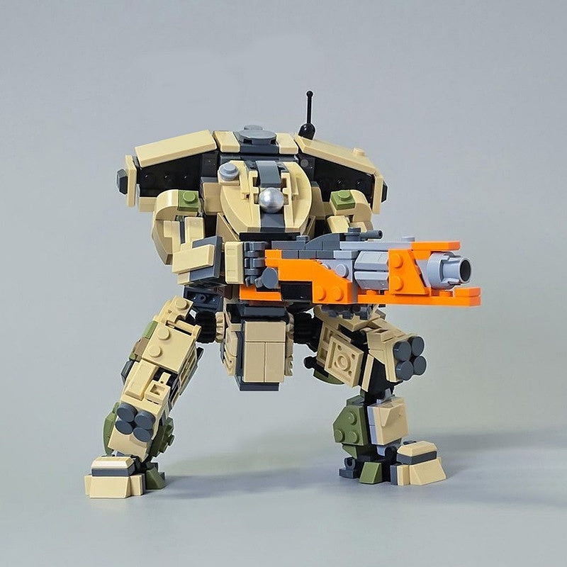 Heavy Flame Combat Titan Mecha MOC Building Kit | Sci-Fi Robot Model - 3