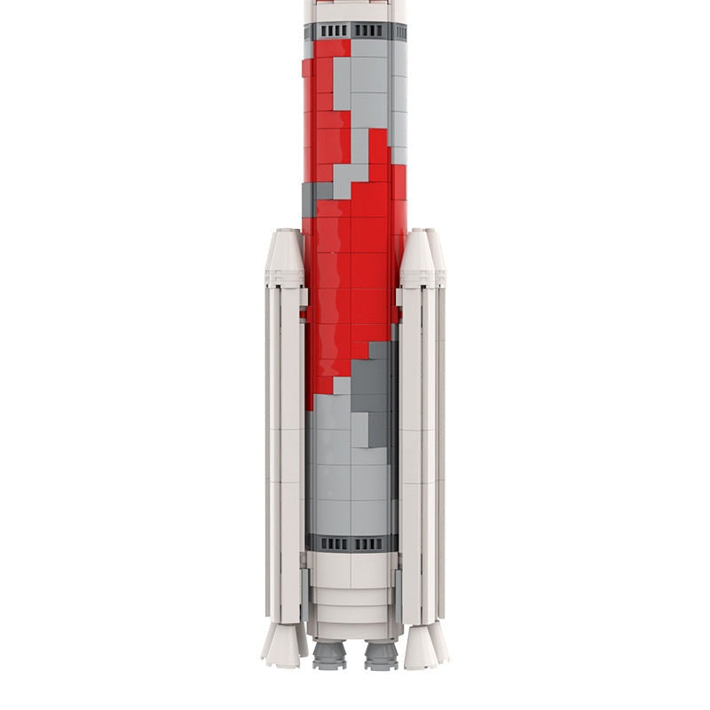 Heavy-Lift Vulcan Rocket MOC Building Kit | 1:110 Scale Space Model - 5