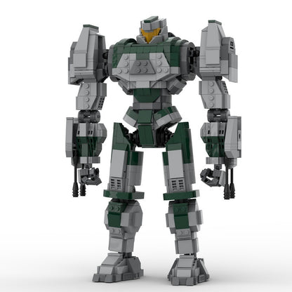 Heavy-Weapon Carrier Mecha MOC Building Kit | Sci-Fi Mechanical Figure - 1