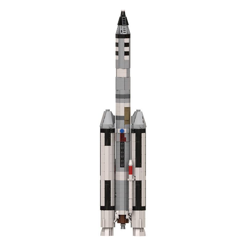 Hercules 3C SpaceShip Building Kit | 1:110 Scale | LEGO-Compatible MOC - 1