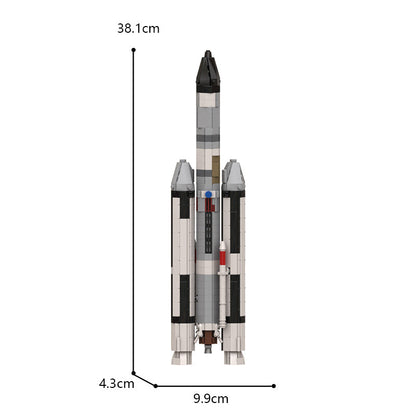 Hercules 3C SpaceShip Building Kit | 1:110 Scale | LEGO-Compatible MOC - 4