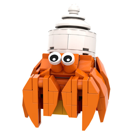 hermit crab building set | lego compatible - 2