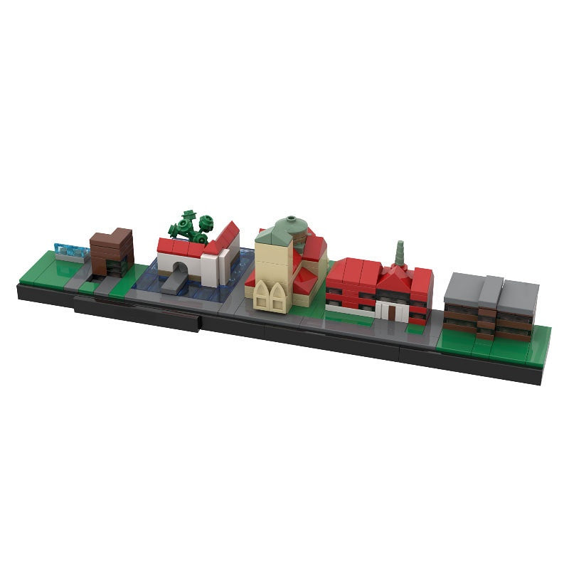 Herne Skyline Building Kit | LEGO-Compatible MOC - 1