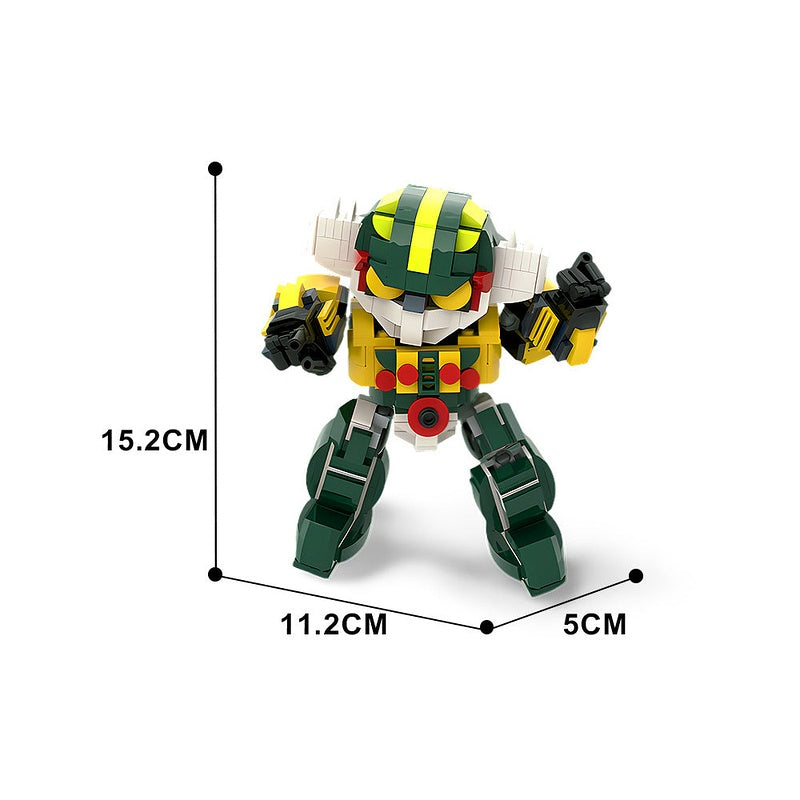 Hero Mecha Robot MOC Building Kit | Futuristic Mecha Figure Model - 3