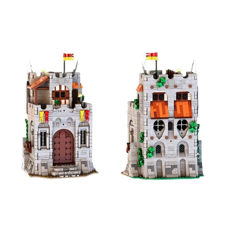 Hero's Hall Modular Castle Keep MOC Building Kit | Compatible MOC - 1