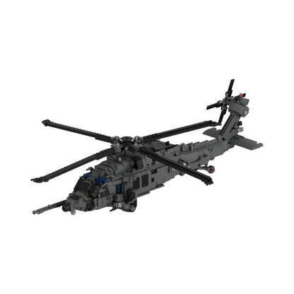 HH-60W Rescue Helicopter MOC Building Kit | Aviation Vehicle Model - 5