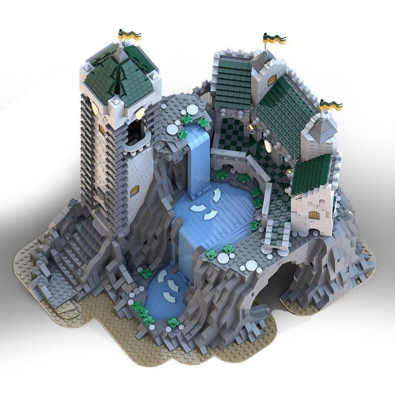 High Falls Escape MOC Building Kit | Fantasy Adventure Diorama - 3