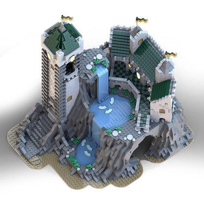 High Falls Escape MOC Building Kit | Fantasy Adventure Diorama - 3