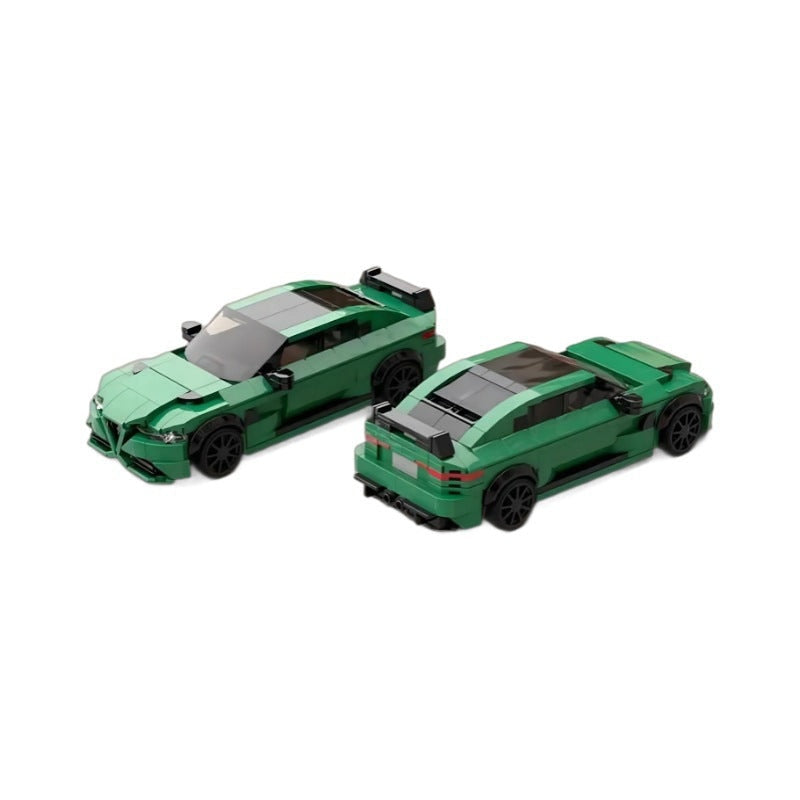 High-Performance Italian Sport Sedan MOC Building Kit | Vehicle Model - 5