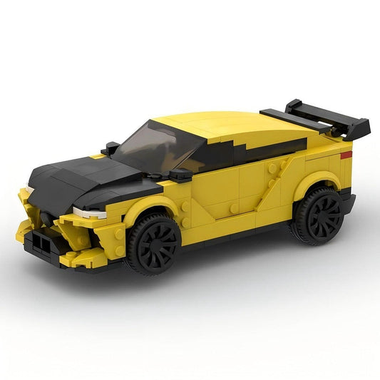 High-Performance V8 Twin Turbo Hyper SUV MOC Vehicle Building Kit - 1