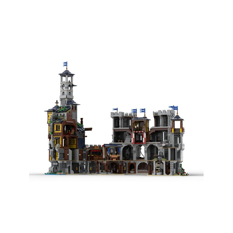 Hightower Castle MOC Mechanical Medieval Fortress Building Kit - 3