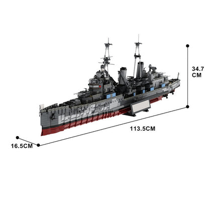 HMS Belfast 1939 Refit MOC Building Kit | WWII Naval Cruiser Model - 5