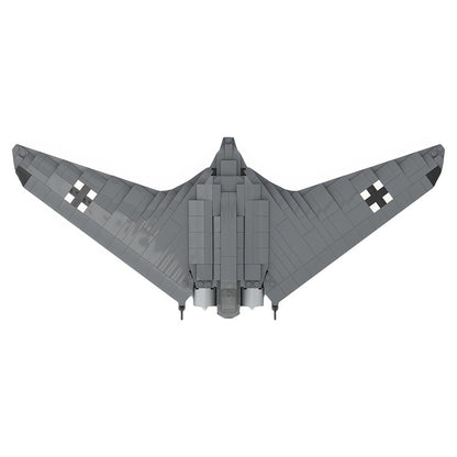 Ho 229 1:38 Flying Wing Jet MOC Building Kit - 3