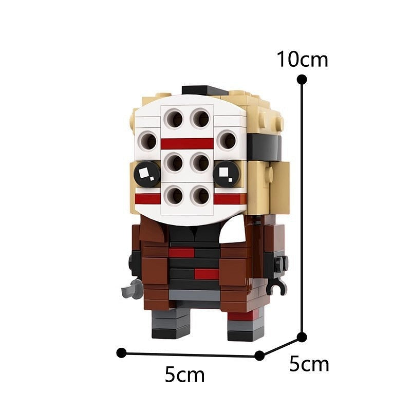 Hockey Mask Horror Cube Character MOC Building Kit - 2