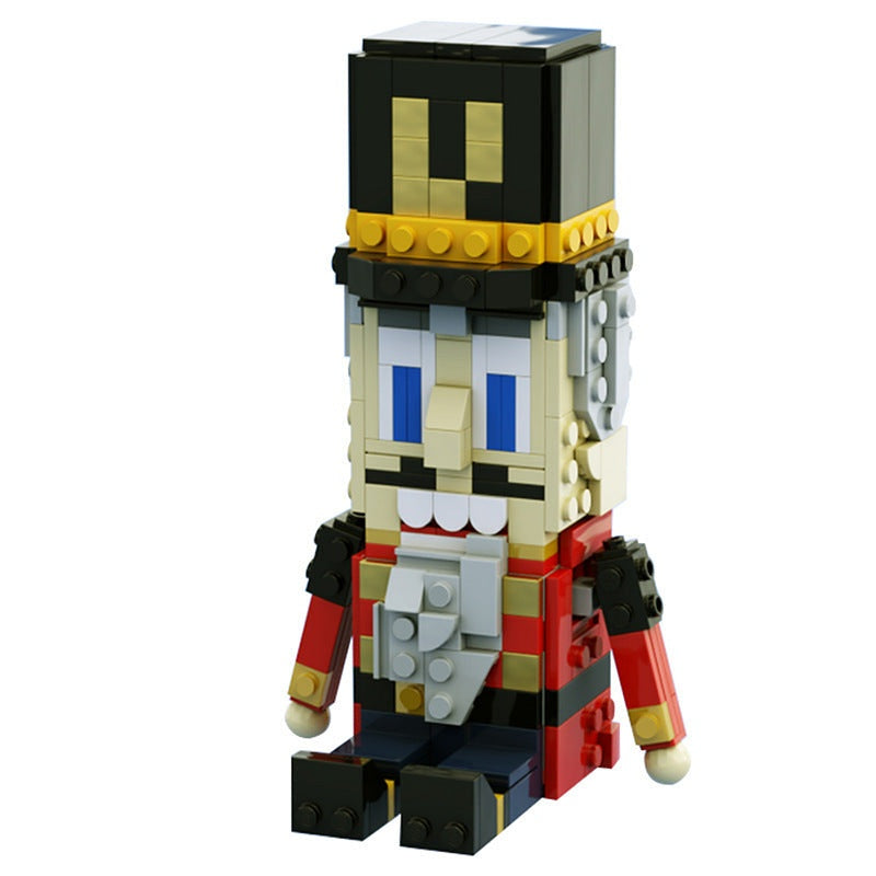 Holiday Nutcracker Figure MOC Building Kit | Christmas Character Display - 3