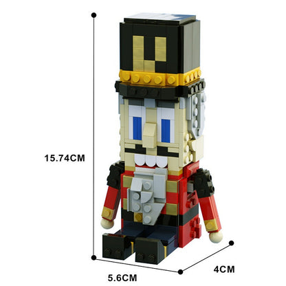 Holiday Nutcracker Figure MOC Building Kit | Christmas Character Display - 4