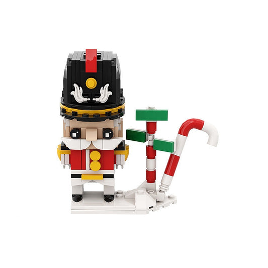 Holiday Soldier Cube Character MOC Building Kit | Christmas Display - 1