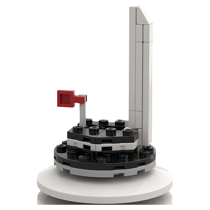 Hollywood Circular Music Tower 1:650 MOC Building Kit - 5