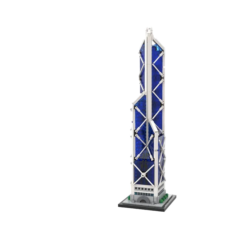 Hong Kong Triangular Skyscraper 1:800 MOC Building Kit - 1