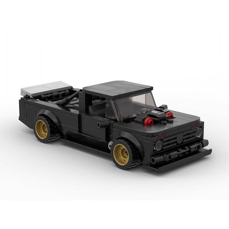 Hoonitruck MOC Building Kit | Performance Pickup Truck Vehicle Model - 3