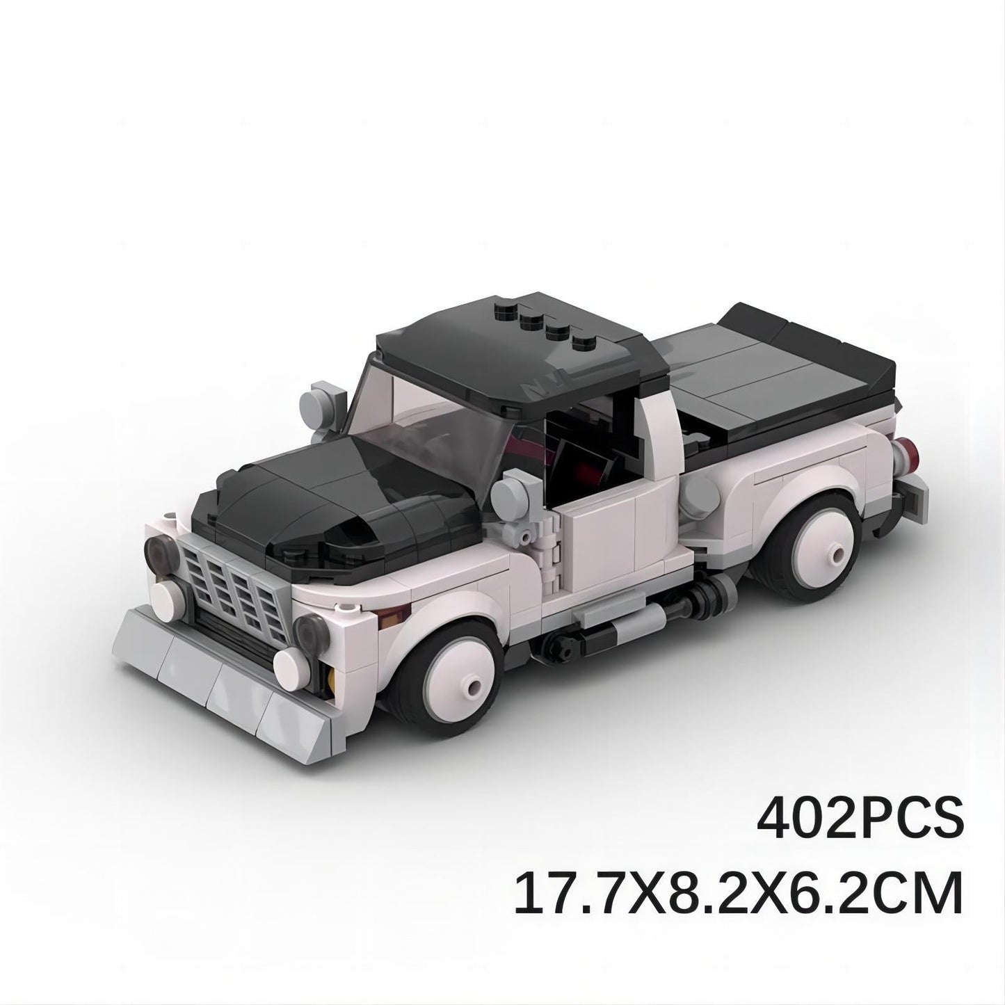 Hoonitruck White Building Kit | LEGO-Compatible MOC - 6