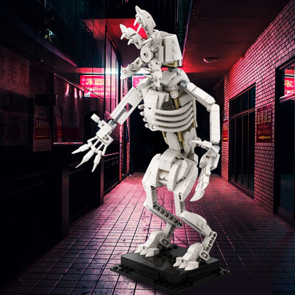 Horror Monster Skeleton Building Kit | LEGO-Compatible MOC - 1