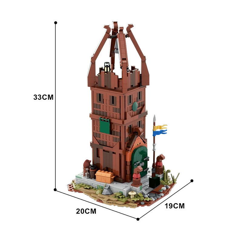 Horse Lord Watchtower Building Kit | LEGO-Compatible MOC - 4