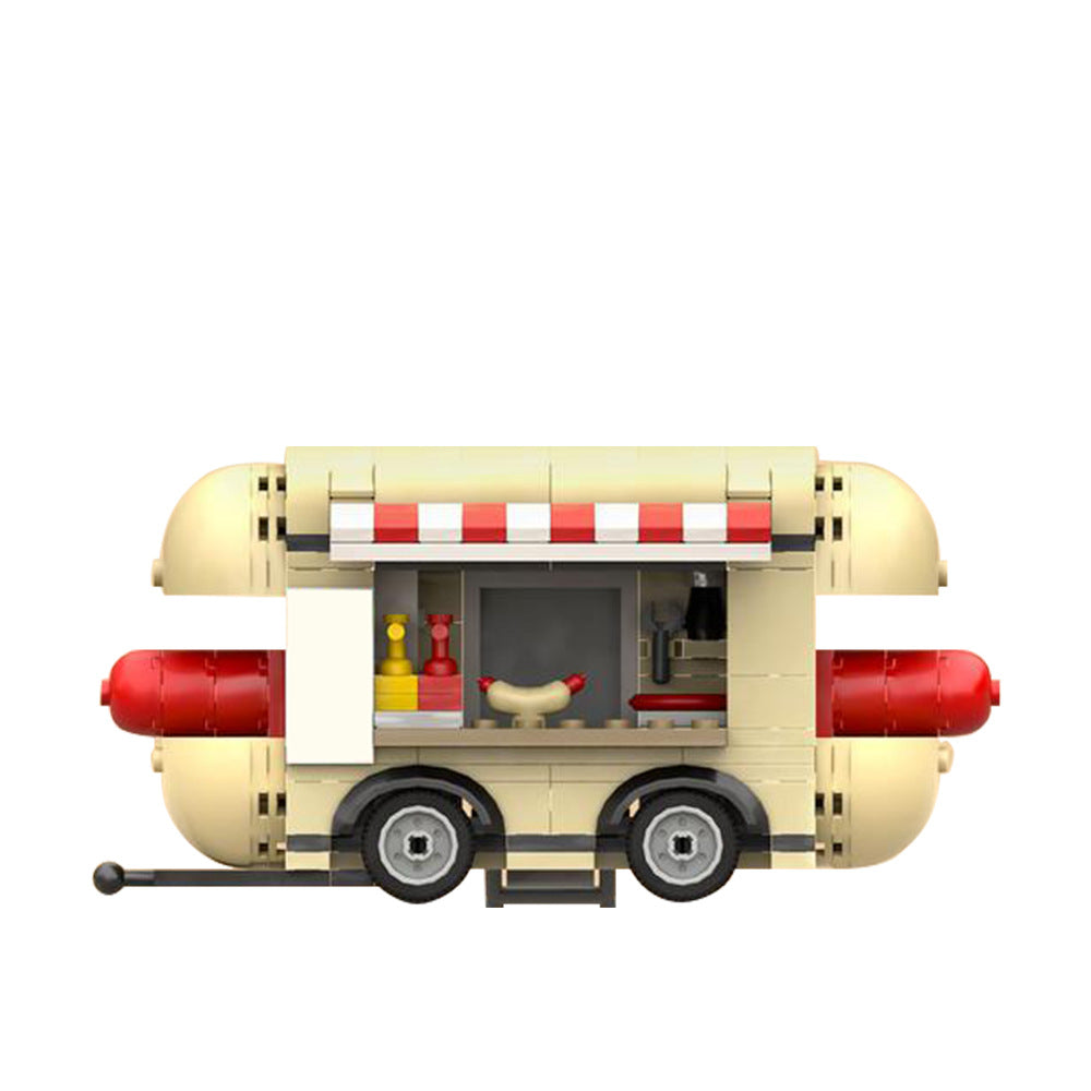Hotdog Trailer Building Kit | LEGO-Compatible MOC - 5