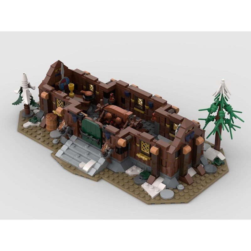 House of the Jarl Building Kit | Vikings | Compatible MOC - 4