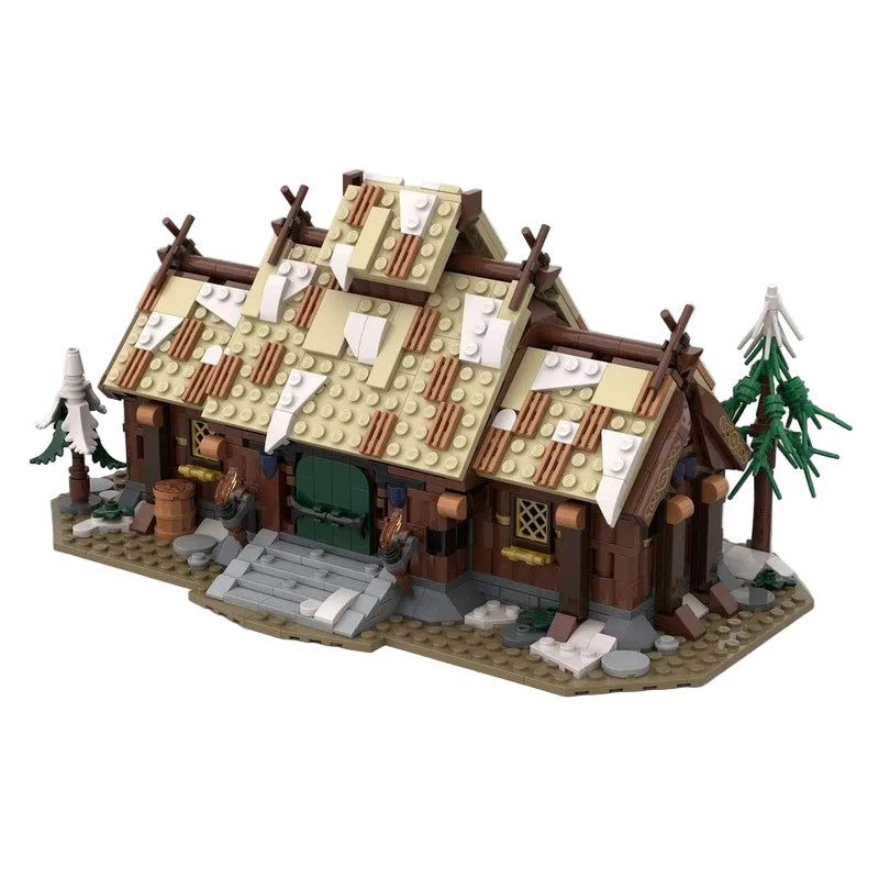House of the Jarl Building Kit | Vikings | LEGO-Compatible MOC - 1