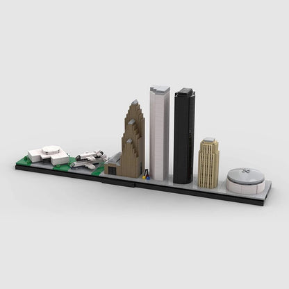 Houston Texas Skyline Building Kit | LEGO-Compatible MOC - 4