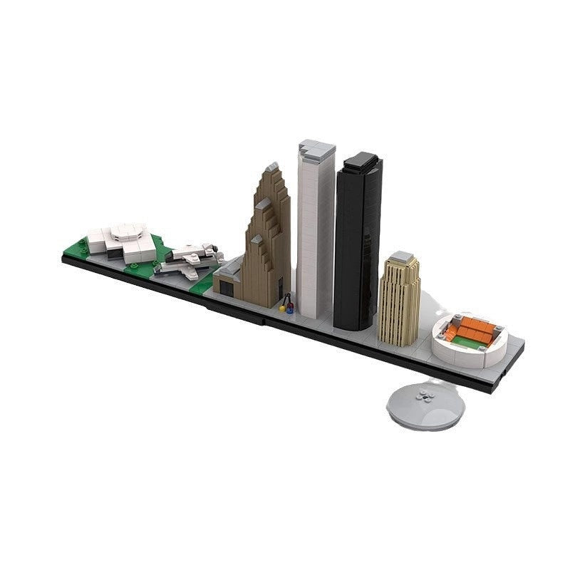 Houston Texas Skyline MOC Building Kit | City Architecture Display Model - 4