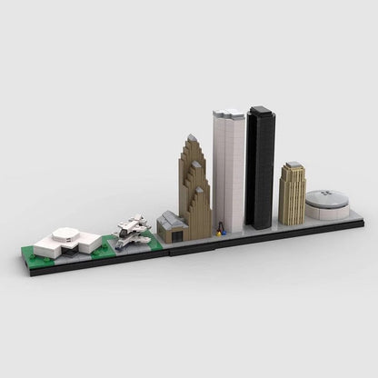 Houston Texas Skyline MOC Building Kit | City Architecture Display Model - 6