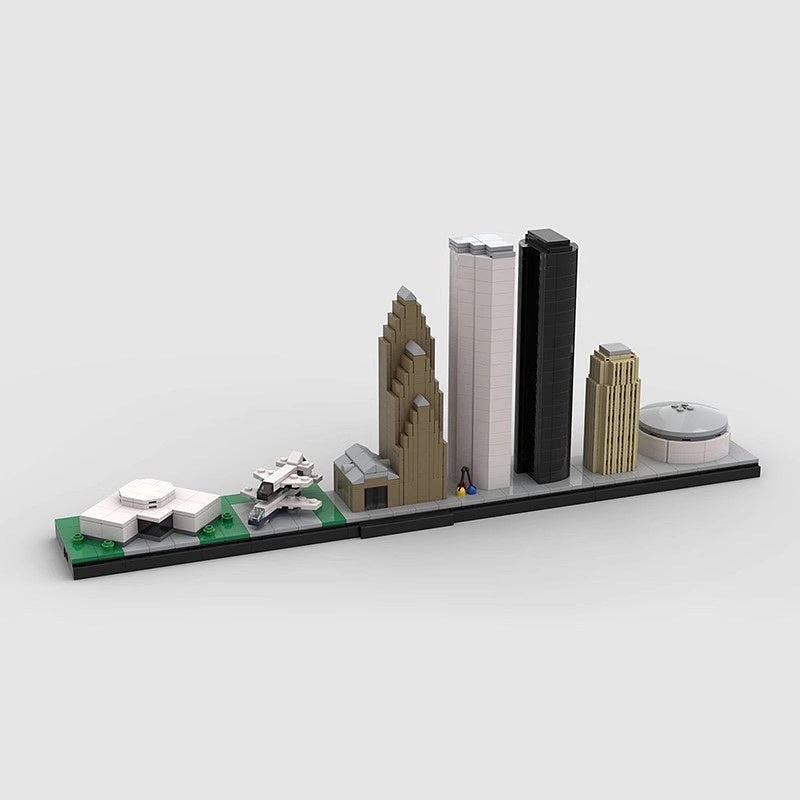 Houston Texas Skyline MOC Building Kit | City Architecture Display Model - 7