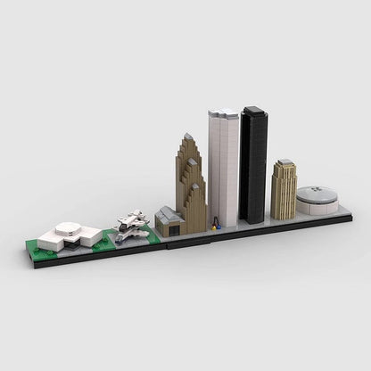 Houston Texas Skyline MOC Building Kit | City Architecture Display Model - 7